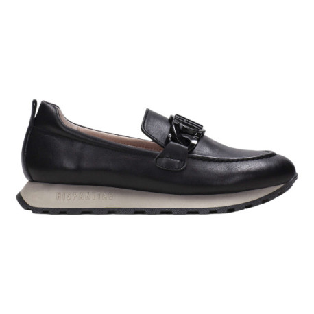 zapato mocasin casual con aplique metal linea loira