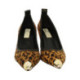 zapato salon piel print animal