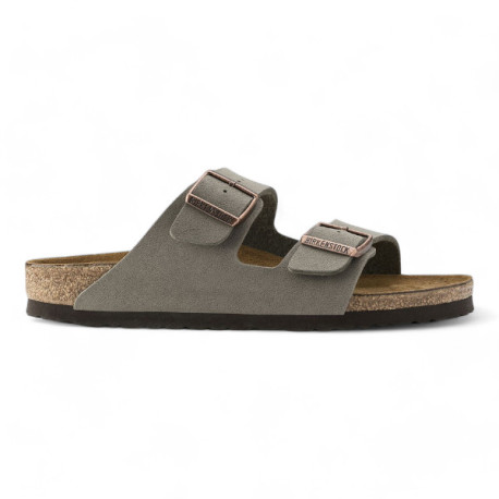 Birkenstock Arizona Birko Flor Nubuck Stone