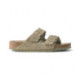 Birkenstock Arizona Suede Leather Faded Kaki