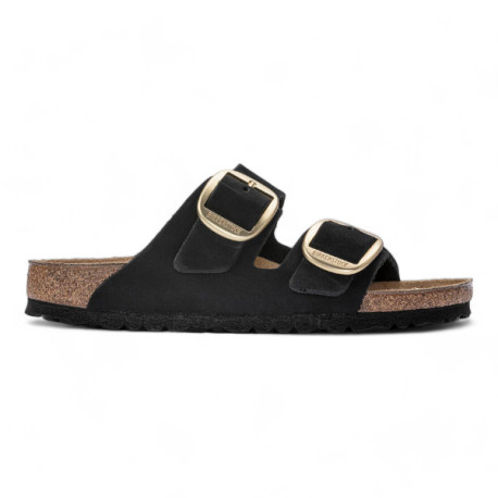 Birkensctock Arizona Big Buckle Nubuck Leather Black