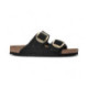 Birkensctock Arizona Big Buckle Nubuck Leather Black