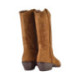 bota cowboy piel velour linea holly