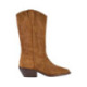 bota cowboy piel velour linea holly