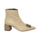 botin tacon 6 cm con aplique metal