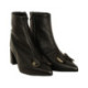 botin tacon 6 cm con aplique metal