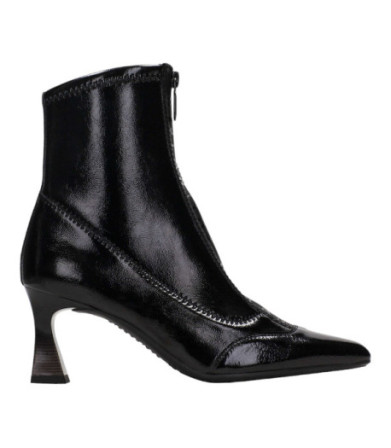 botin acharolado elastco con cremallera frontal linea dalia