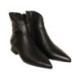 botin punta fina tacon 3 cm con adorno cremallera modelo adeshora