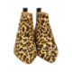 botin tacon 3 cm piel print leo modelo log