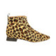 botin tacon 3 cm piel print leo modelo log