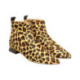 botin tacon 3 cm piel print leo modelo log