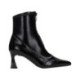 botin acharolado elastco con cremallera frontal linea dalia