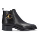 botin con aplique lateral linea couture fabricado en españa