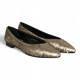 bailarina escotada con punta fina en lentejuelas con plantilla anatomica extraible modelo glam