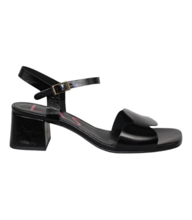 sandalia tacon 5 cm con pala irregular modelo wayra