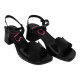 sandalia tacon 5 cm con pala irregular modelo wayra