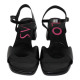 sandalia tacon 5 cm con pala irregular modelo wayra