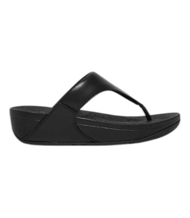 Fitflop LULU Leather Toe-Post Black