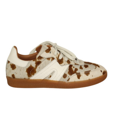 deportivo combinado piel print  modelo blonde cow