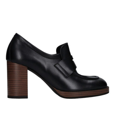 Nero Giardini mocasin con plataforma tacon 8 cm made in italy