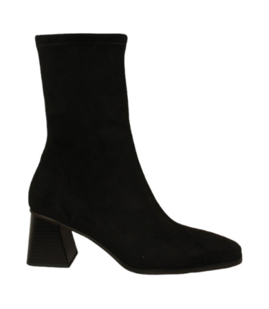 botin con punta cuadrada tacon 5 cm en licra