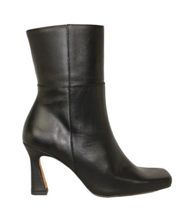 botin con punta cuadra da y tacon 8cm forrado fabricado en españa
