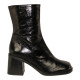 botin retro con piel efecto brillo fabricado en españa