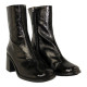 botin retro con piel efecto brillo fabricado en españa