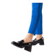 mocasin modelo kimba tacon piel florentic con adorno eslabon piso tecnologia fly fabricado en españa