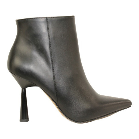 botin tobillero con tacon efecto madera altura 8cm fabricado en españa