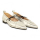 zapato lazo con corte fruncido modelo coral