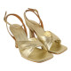 sandalia tacon 7cm con tiras  tubulares cruzadas