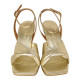 sandalia tacon 7cm con tiras  tubulares cruzadas