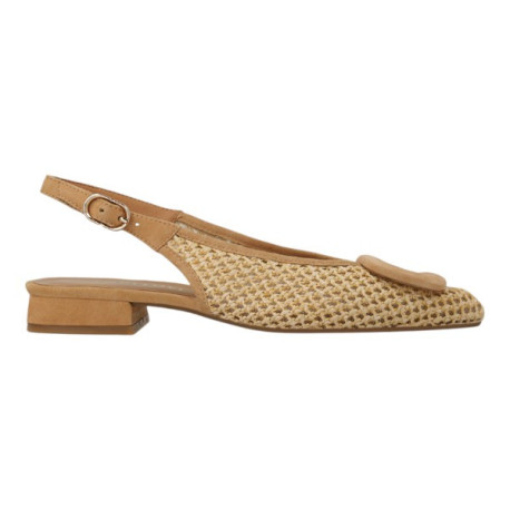 zapato tacon 2 cm combinado efecto rejilla modelo bro5260
