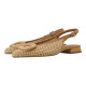 zapato tacon 2 cm combinado efecto rejilla modelo bro5260