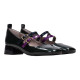 zapato piel acharolada con pulsera bicolor linea manila