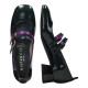 zapato piel acharolada con pulsera bicolor linea manila