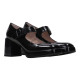 zapato con pulsera fabricacion plataforma en piel charol linea tokio
