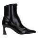 botin acharolado elastco con cremallera frontal linea dalia