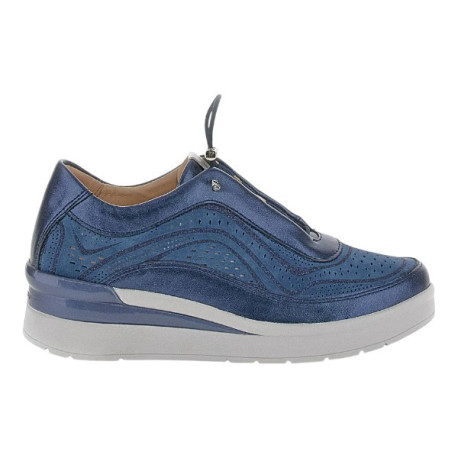 Stonefly cream 38 laminated velour flag blue