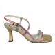 SANDALIA PIEL METALIZADA MULTICOLOR