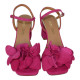 sandalia flor tacon geometrico de 7.5cm modelo bot5201