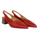 zapato  salon abierto talon con tacon fantasia de 4 cm modelo figata