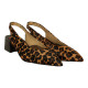 salon abierto talon con tacon 4 cm piel print le modelo drusilla