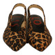 salon abierto talon con tacon 4 cm piel print le modelo drusilla