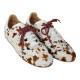 deportivo combinado piel print  modelo mixed cow