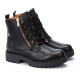 botin piso track con cordon y cremallera linea aviles plantilla memoryfoam