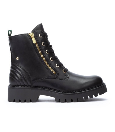 botin piso track con cordon y cremallera linea aviles plantilla memoryfoam