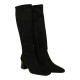 bota tacon 4 cm antelina elastica modelo mon