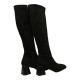 bota tacon 4 cm antelina elastica modelo mon